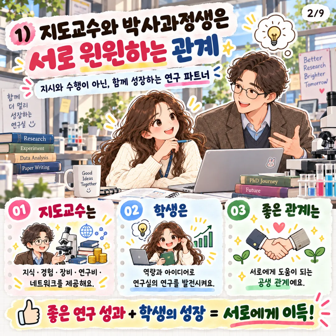 4. 지도교수의 선택과 컨택, 어떤 점을 고려해야할까? (1) 카드뉴스 2장