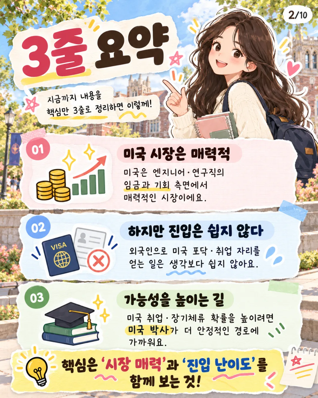 3. 미국 박사 vs 미국 포닥, 생각보다 어렵다. 카드뉴스 2장