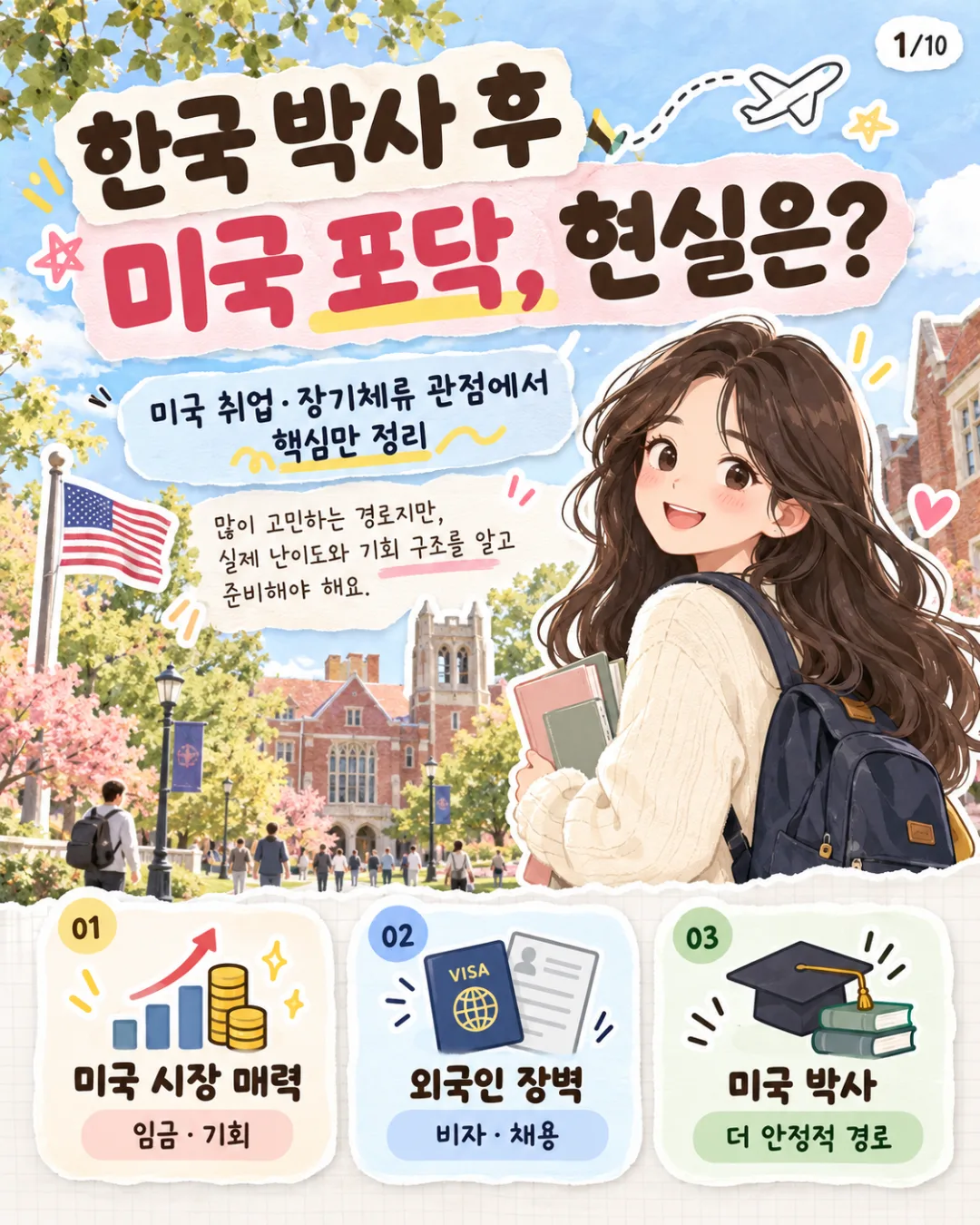3. 미국 박사 vs 미국 포닥, 생각보다 어렵다. 카드뉴스 1장